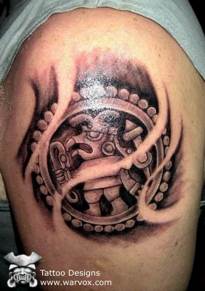 WARVOX :: - :: Tattoo Gallery :: Aztec, Mayan, Inca, PreHispanic Flash Art  by Felix Pacheco
