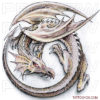 Medieval Dragon Tattoo design