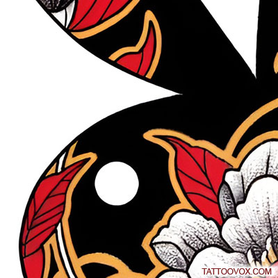 Playboy Bunny Tattoo design Ideas tattoo ideas tattoovox traditional style