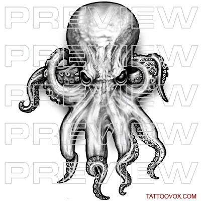 Stunning Octopus Hand Tattoo Drawing tattoovox buy download