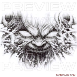 Tattoo Machines Demon design