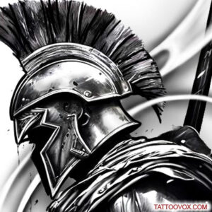Best Spartan Warrior with Lion Shield Tattoo - 350 Professional Tattoo ...