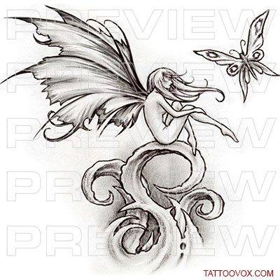 Details 133+ fairy tattoo stencils latest