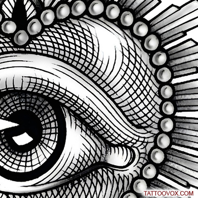 sacred heart neotraditional eye tattoo design tattoovox flames