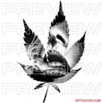Smoking Lips Marijuana Tattoo Design tattoovox drawing download buy