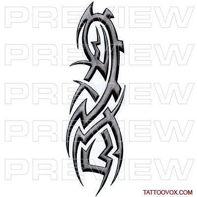 Totem Tribal Pattern Tattoo Stickers Cool Personality - Temu