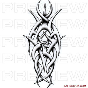 Tribal Bones tattoo design