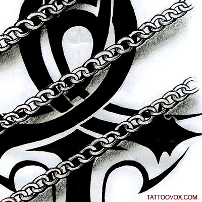 Black Tattoo Design: Chain tattoo design | Chain tattoo, Arm band tattoo,  Wedding band tattoo